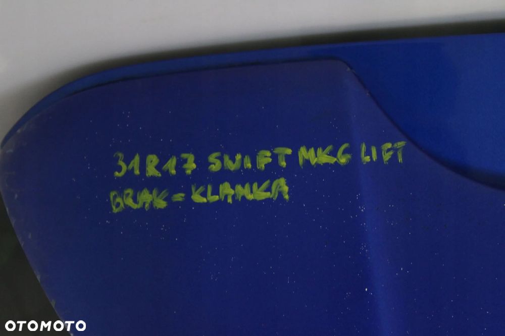 SUZUKI SWIFT MK6 04R- KLAPA BAGAŻNIKA TYŁ TYLNA + LOTKA ZCG - 11