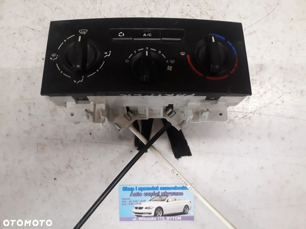 PANEL KLIMATYZACJI PEUGEOT PARTNER II LIFT  1,6 HDI  2010r   9676532480 - 1