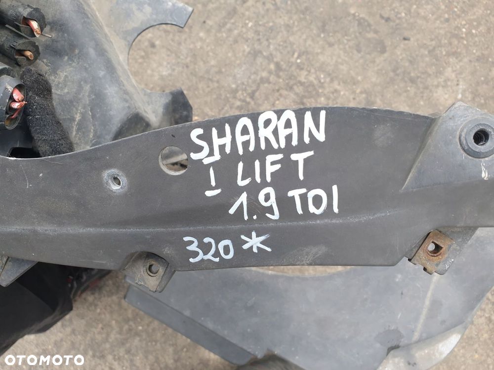 PAS PRZEDNI WZMOCNIENIE KOMPLET CHŁODNIC VW SHARAN I LIFT 1.9 TDI - 9