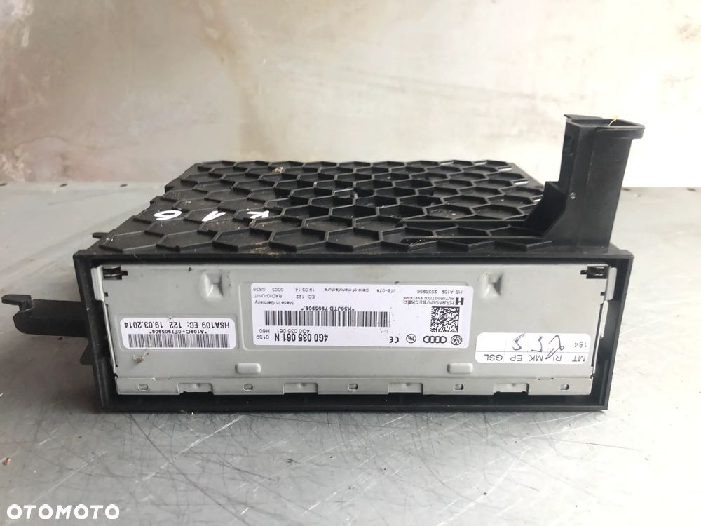 R15. Moduł Tuner Radia 4G0035061N Audi A8 D4 A4 B8 A5 8T Q5 8R VW Touareg II - Gwarancja Wysyłka - 1