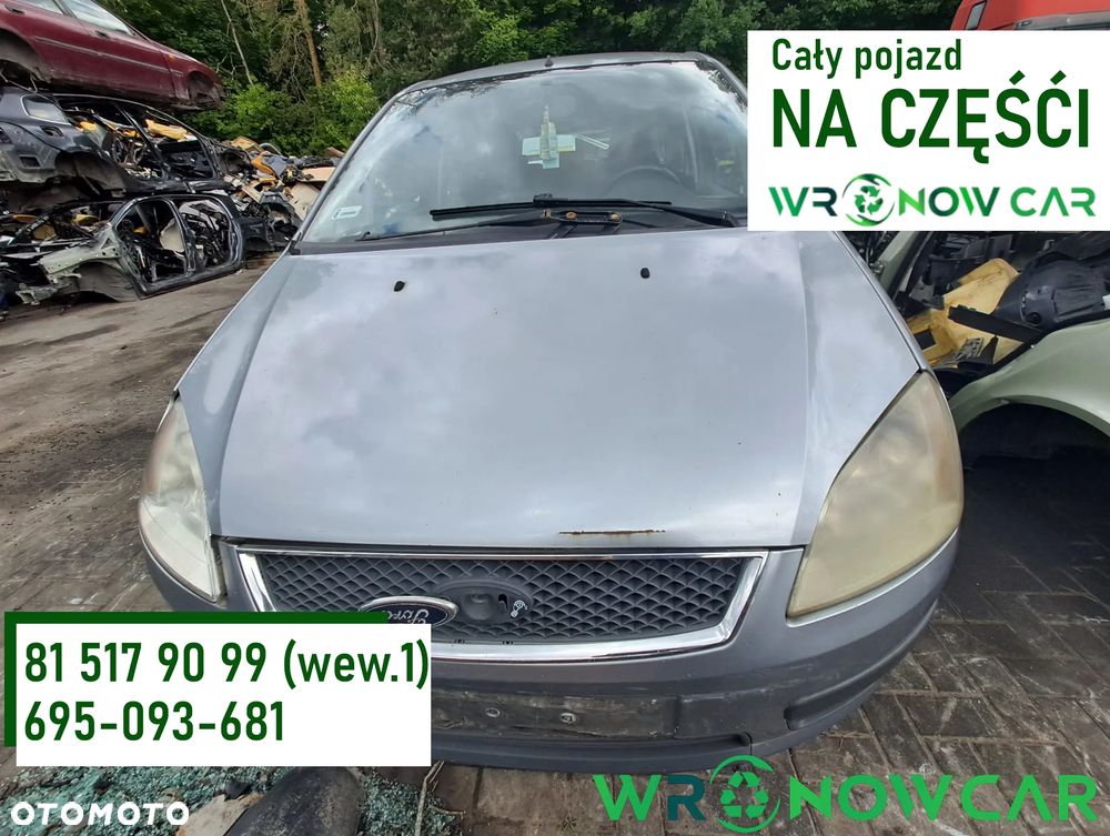 Ford Focus C-Max mk.1 (03-07r.) 1.6 TDCI 108KM. Silnik  DV6 Pasuje do G8DA, G8DB, G8DD, G8DE, G8DF Skrzynia MTX75 lakier D / D1 / D2 - Machine Silver (Metallic).Cały na części.GWARANCJA !!! Przód Tył Zestaw Komplet Drzwi Klapa Zderzak Błotnik Maska Grill Atrapa Szyba Pas Lampa Lusterko Boczki Fotel Kanapa Kokpit Deska Rozdzielcza Przełącznik Włącznik Sterownik Przewody Wiązka Instalacja Moduł Komputer Czujnik Listwa Pompa Alternator Wtryski Głowica Rozrusznik Kompresor Sprzęgło Dwumas Silnik Skrzynia ABS Klimatyzacji Paliwa Wspomagania Kolektor Turbina Przepustnica Zawór Chłodnica Koło Hak Belka Sanki Zawieszenie Mcpherson Półoś Amortyzator Wydech Tłumik Zacisk Most - 1