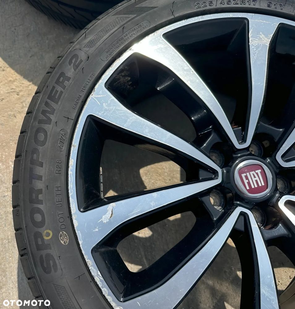 Koła Alufelgi 17" 5x98 Fiat Tipo II Doblo Aluminiowe 225/45/R17 - 16