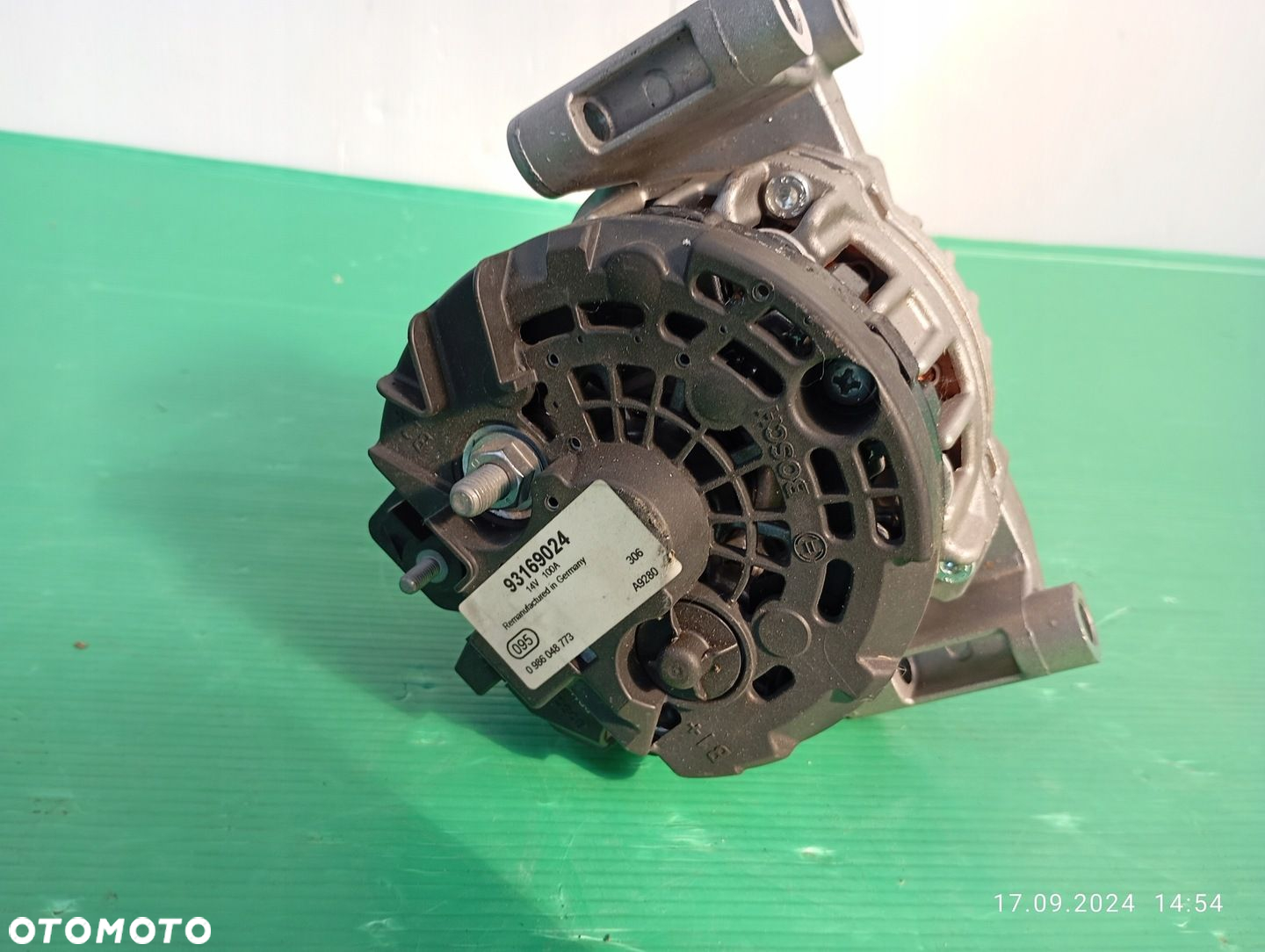 ALTERNATOR OPEL CORSA C 1.3 CDTI 93169024 - 3