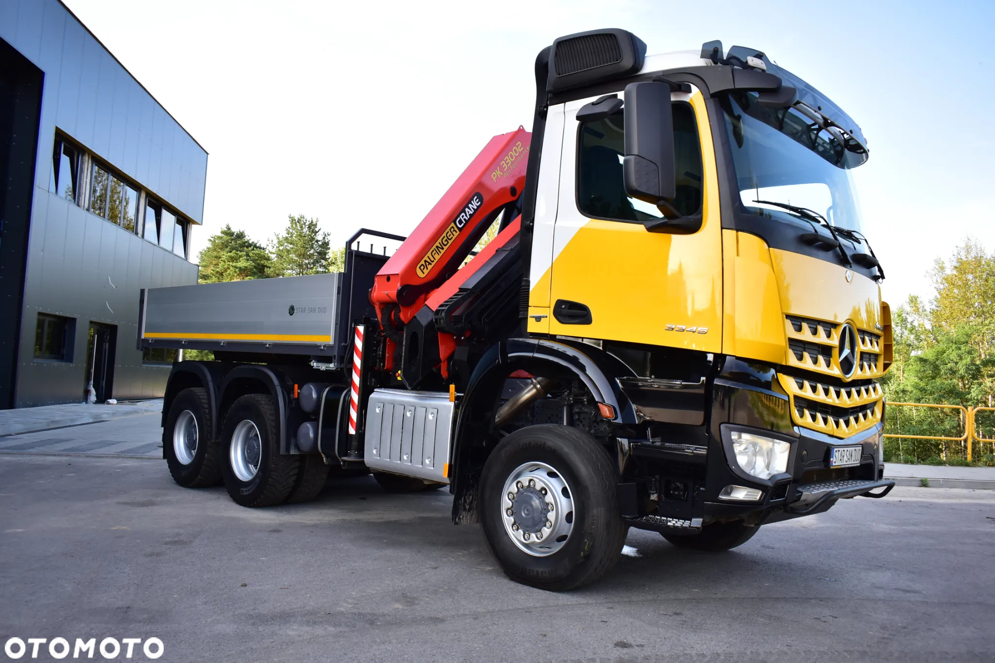 Mercedes-Benz ACTROS 3345 6x6 Palfinger PK 33002 HDS Żuraw Euro 6 Crane Kran - 13
