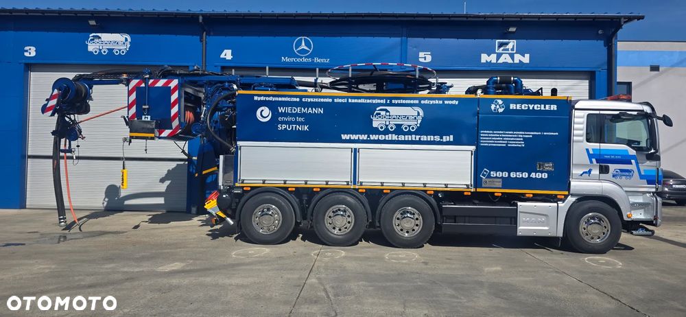 MAN TGS 35.510 WIEDEMAN 12/6m3 kamera SPUTNIK Recykling - 12
