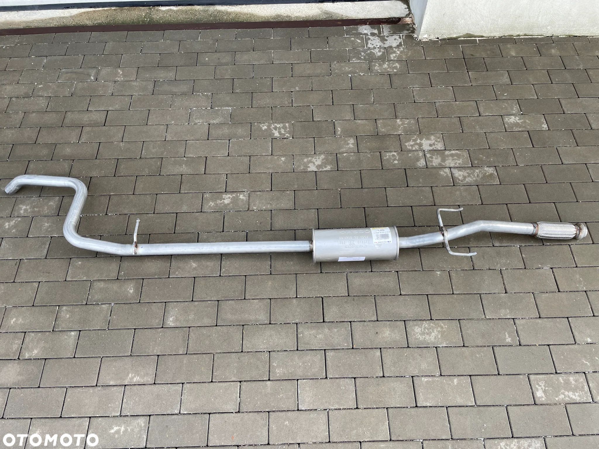 TŁUMIK ŚRODKOWY PEUGEOT 207, 208 - NOWY ASSO 1,4 1,6 - 1