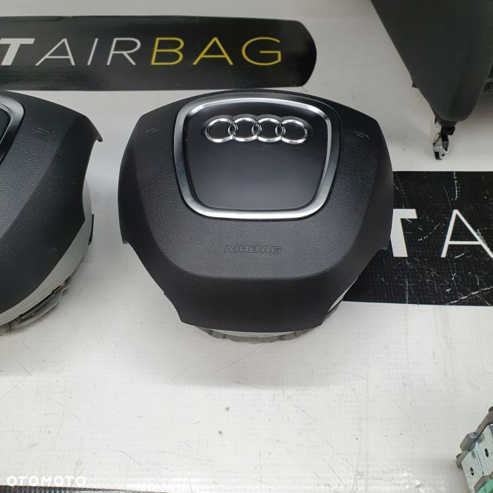 AUDI A5 8T0 DESKA ROZDZIELCZA KONSOLA KOKPIT PULPIT PODUSZKI AIRBAG AIR BAG PASY KIT SET - 8