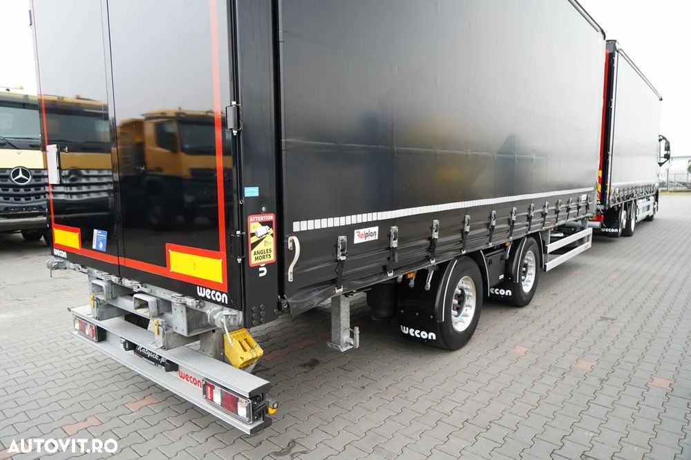 Volvo FH 500 / XXL / COMBINAT TANDEM TRAVEL 120 M3 / 2024 / I-PARK COOL / DOCURI SLING PENTRU CAMION / RIDICABILE / JANTE DIN ALIAJ / REMORCA WECON / CONTRACT POST-SERVICE - 14