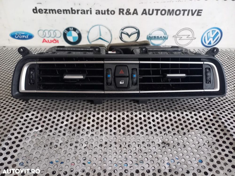 Grile Grila Ventilatie Aerisire Bord Centrala Bmw Seria 7 F01 F02 F03 F04 Volan Stanga Impecabila D - 1