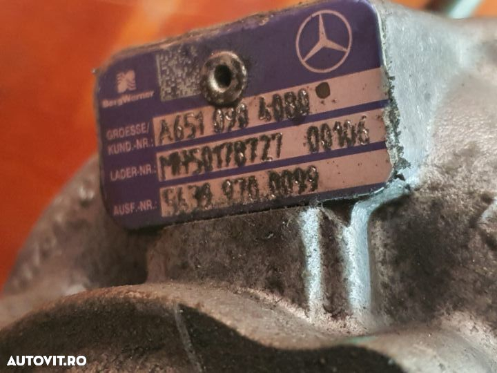 Turbine Turbina Biturbo Mercedes C/E Class W204 W212 2.2 Cdi Euro 5 Motor 651 Turbine Turbina Bitur - 6
