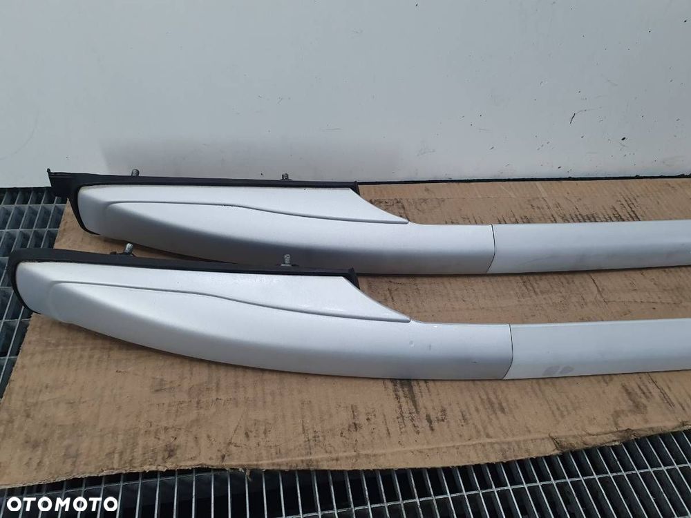 RELINGI KOMPLET LEWA PRAWA SREBRNE SSANGYONG KORANDO III - 2