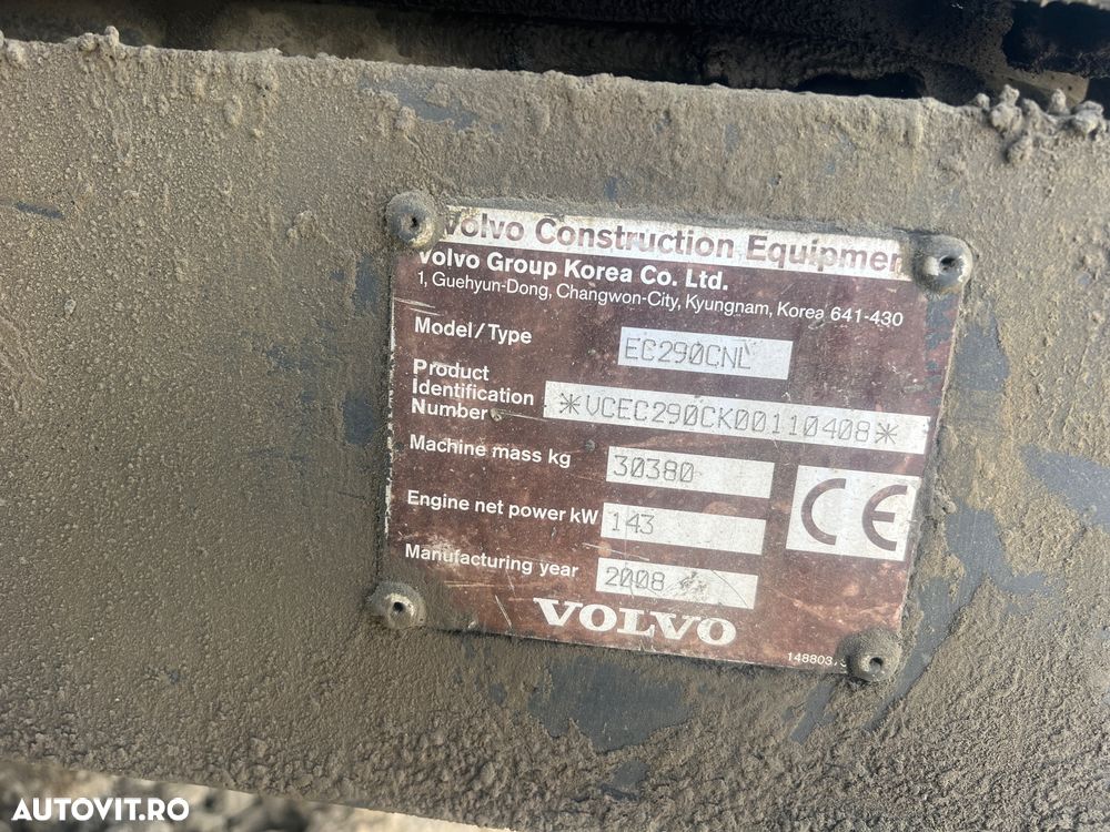 Volvo EC290CNL - 10