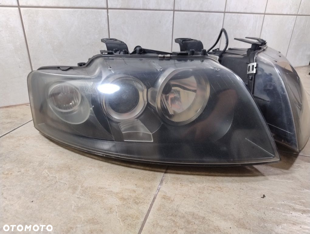 Audi a4 b6 cabrio lampa prawa lewa przód reflektor komplet xenon - 2