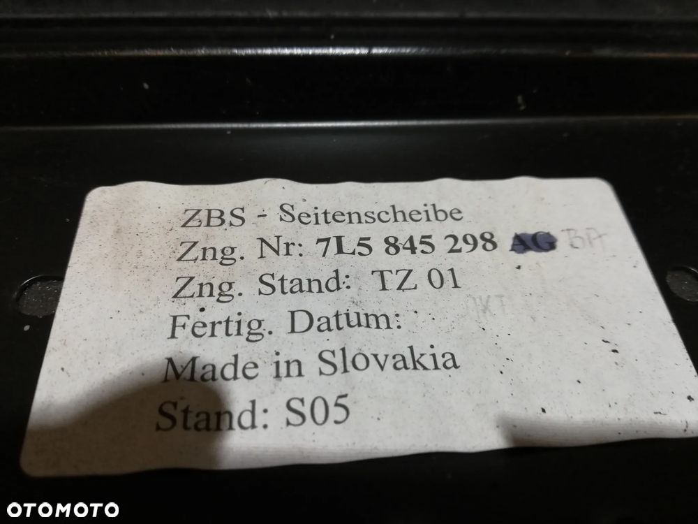 SZYBA BOCZNA TYŁ LEWA PORSCHE CAYENNE I 7L5845297BA - 4