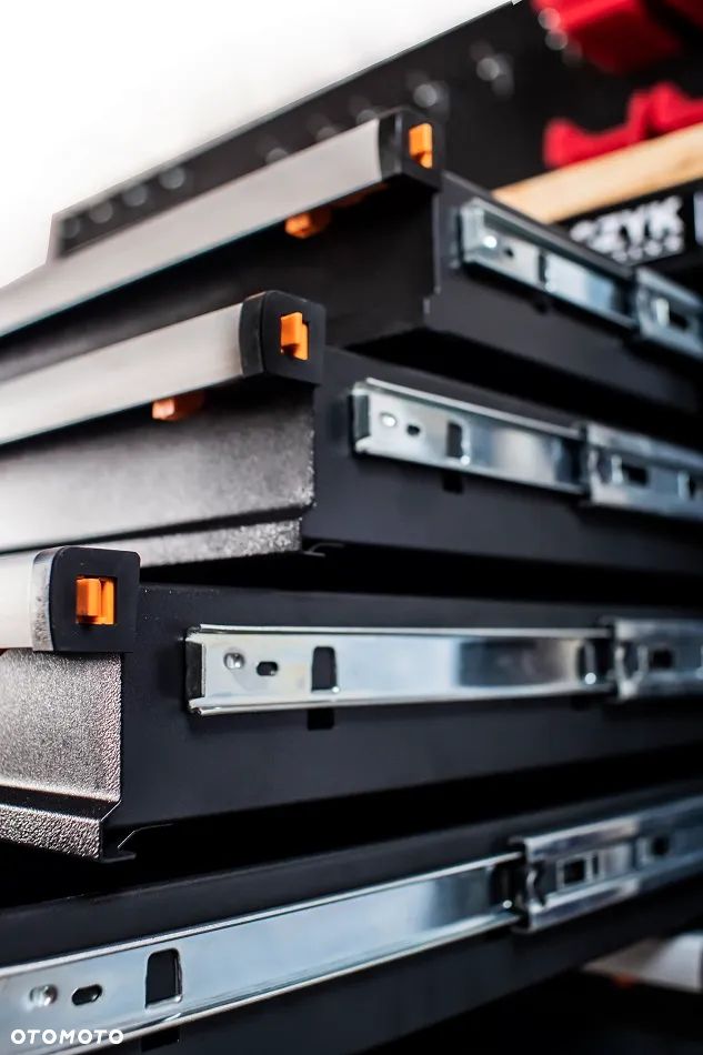 Stół warsztatowy szafka wózek 10 szuflad narzędziowy z tablicą Kupczyk - 17