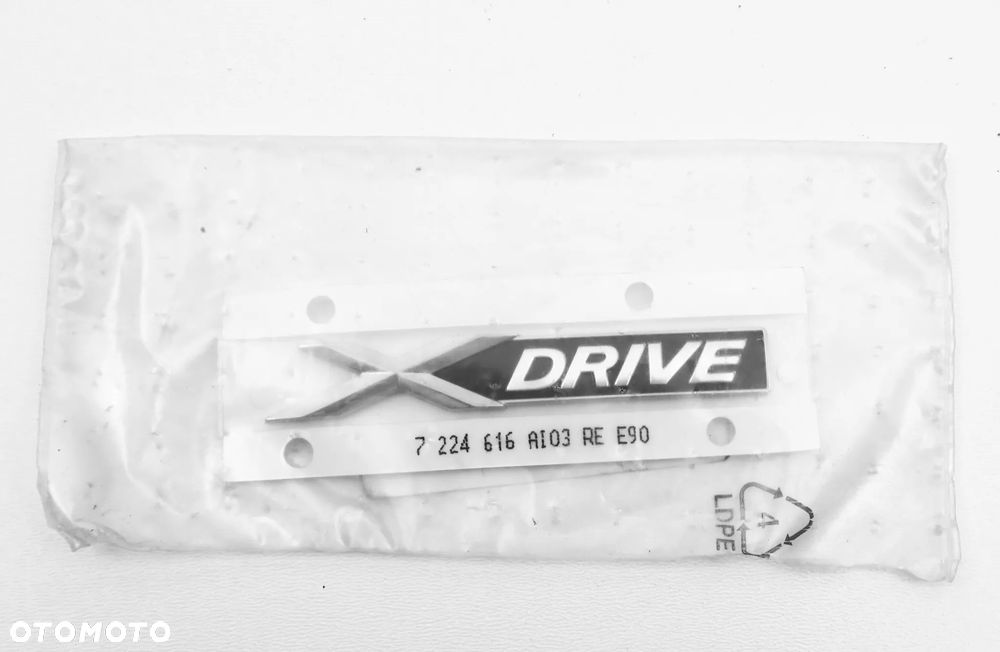 BMW E90 E91 F10 X-DRIVE napis ZNACZEK logo emblemat R NOWY ORYGINAŁ OE - 1
