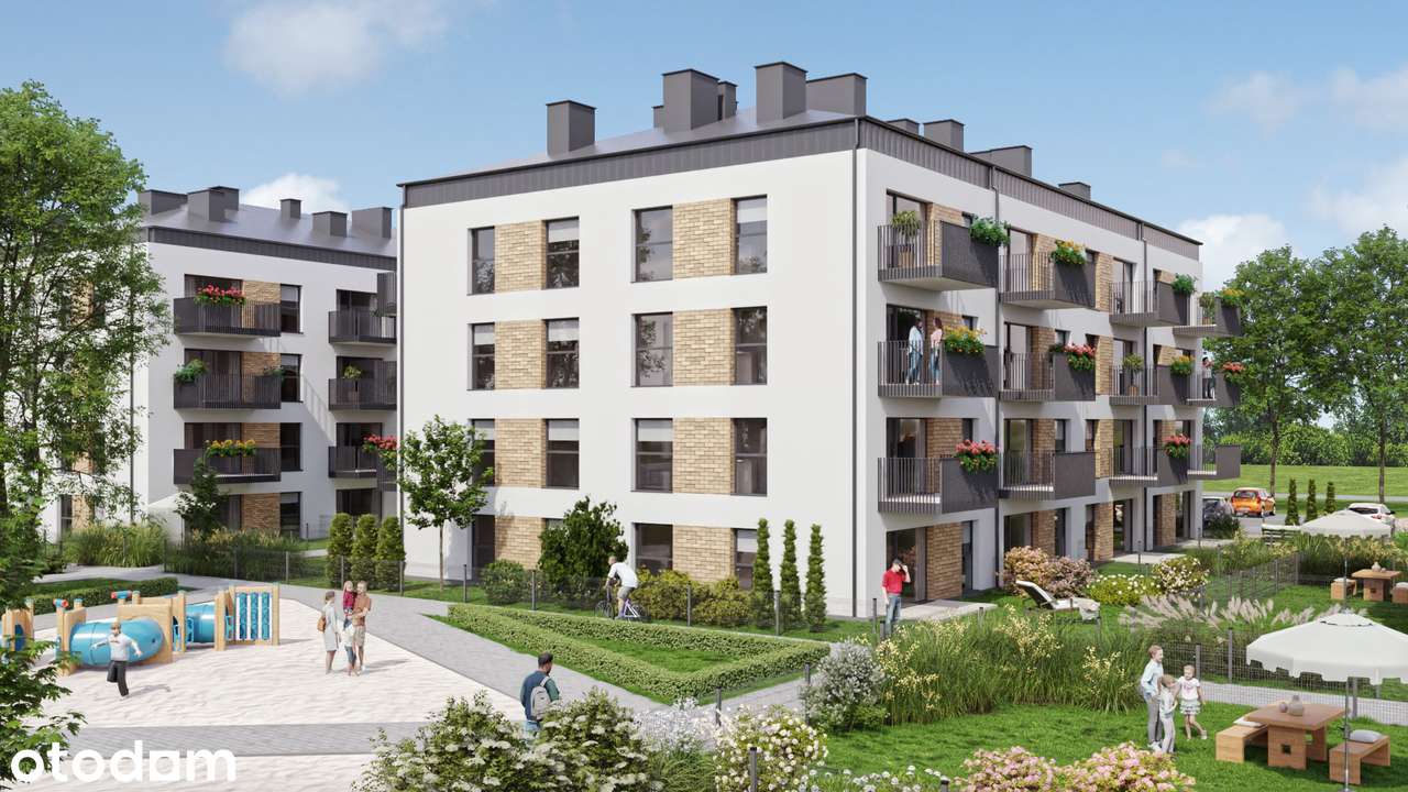 2-pokojowe mieszkanie 49m2 + balkon