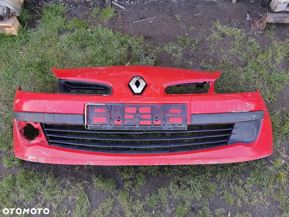 RENAULT CLIO III ZDERZAK PRZÓD PRZEDNI WYSYŁKA - 1