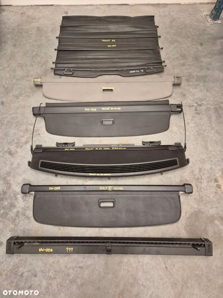VOLKSWAGEN / AUDI ROLETY BAGAŻNIKA