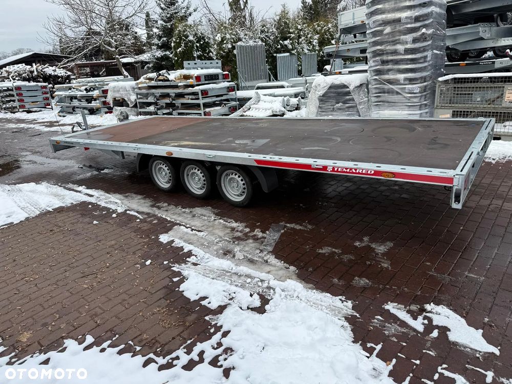 Martz Przyczepa Temared CARPLATFORM 6021/3 S 3,5T laweta platorma 6x2 3 osie najazdy koła r13c dostawa - 11