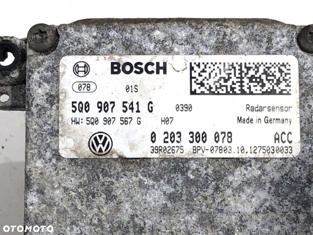 RADAR DISTRONIC  VW GOLF VII (5G1, BQ1, BE1, BE2) 2012 - 2022 1.6 TDI 77 kW [105 KM] olej napędowy - 4