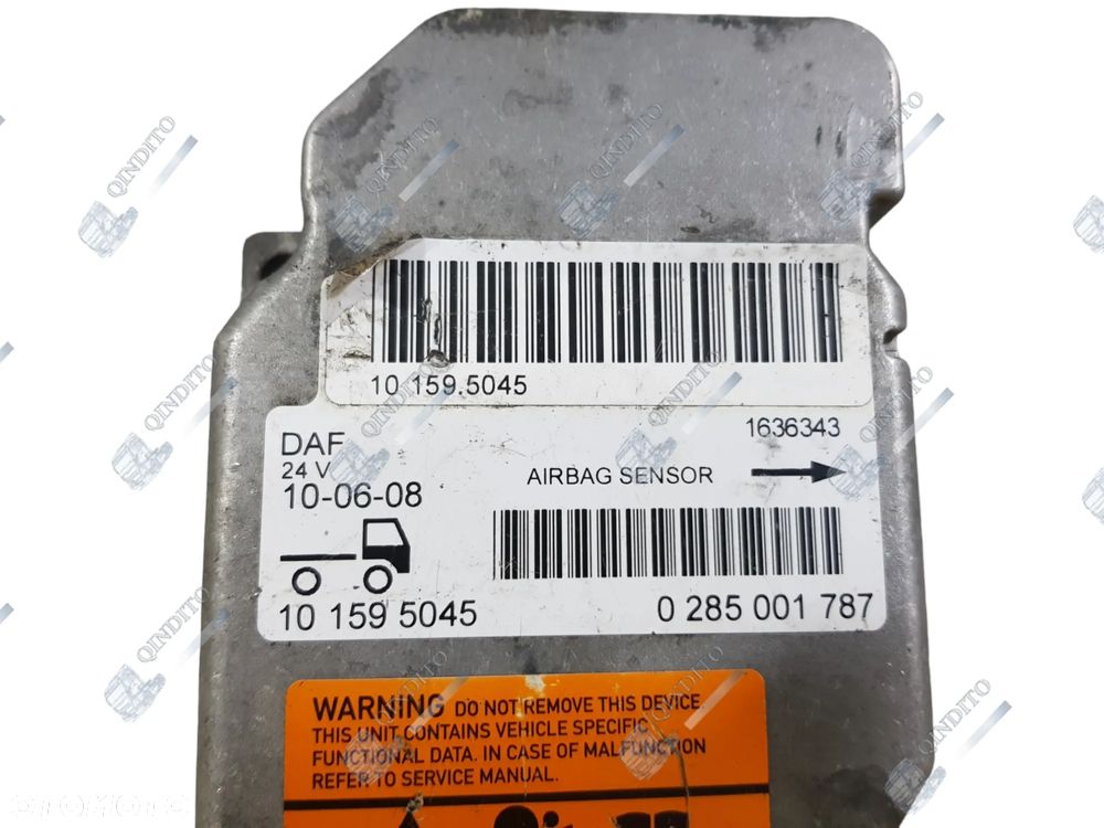 STEROWNIK MODUŁ SENSOR AIRBAG DAF XF CF 1636343 - 2