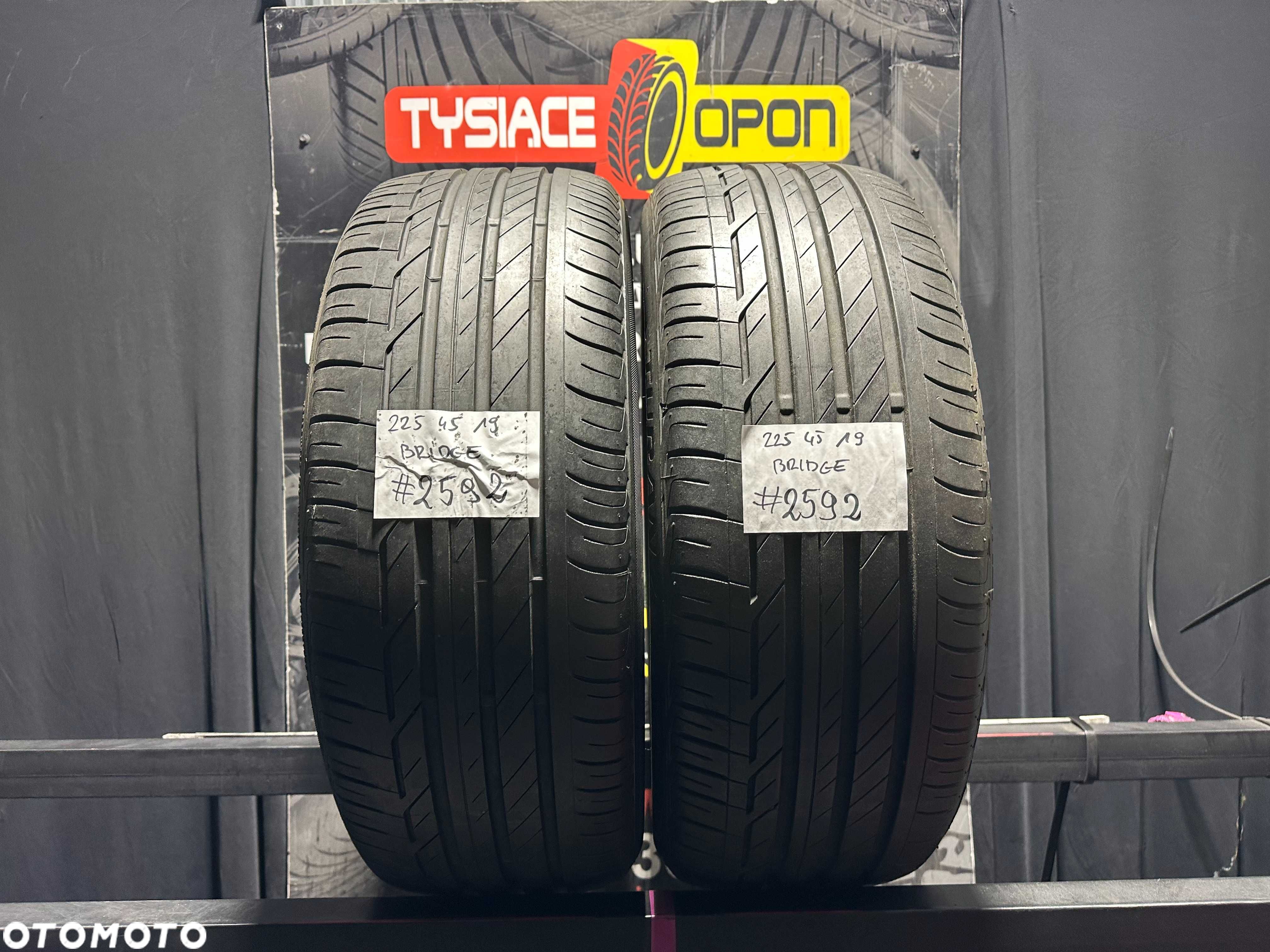 Opony Letnie 225/45/19 BRIDGESTONE TURANZA #2592 - 1