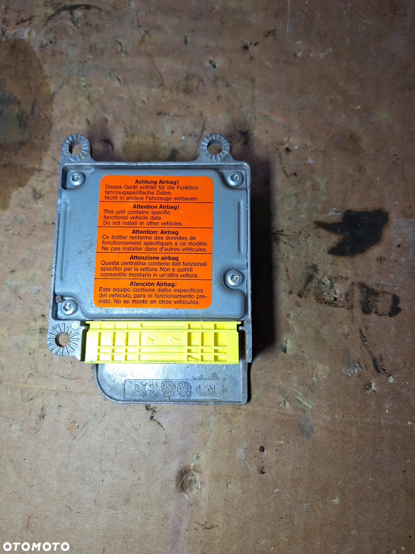 VW transporter  T5 1.9 TDI moduł sterownik AIRBAG 1C0909605A  (7/1) - 2