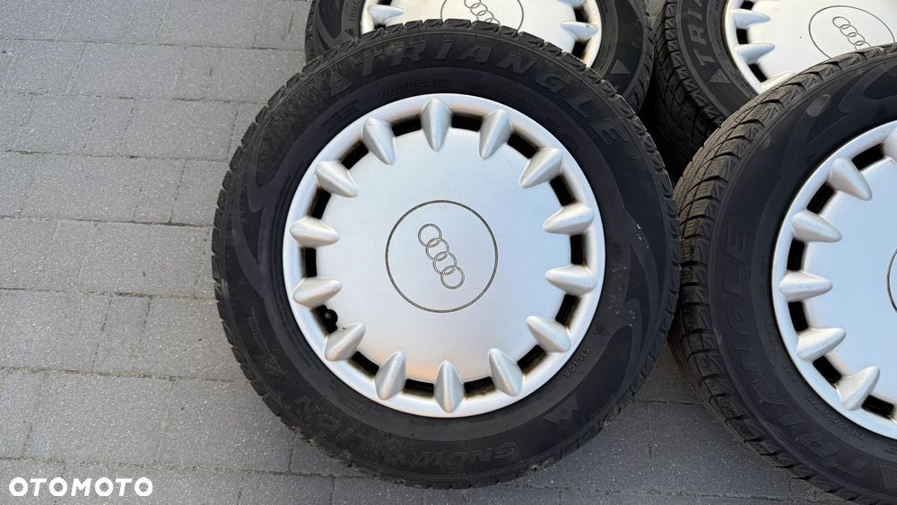 Koła r15 5x112 195/65 ET55 6J felgi audi seat skoda vw stalówki stalowe - 2