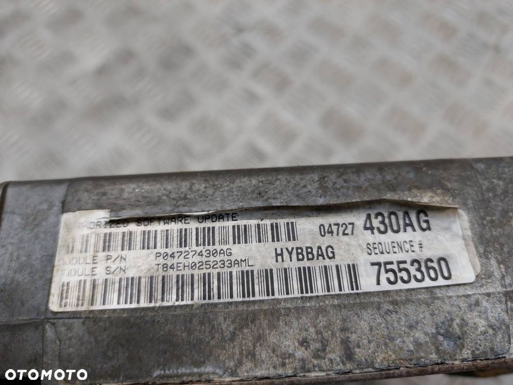 ZESTAW STARTOWY CHRYSLER  VOYAGER IV 2.4 16v 04727430AG 04868276AB - 15