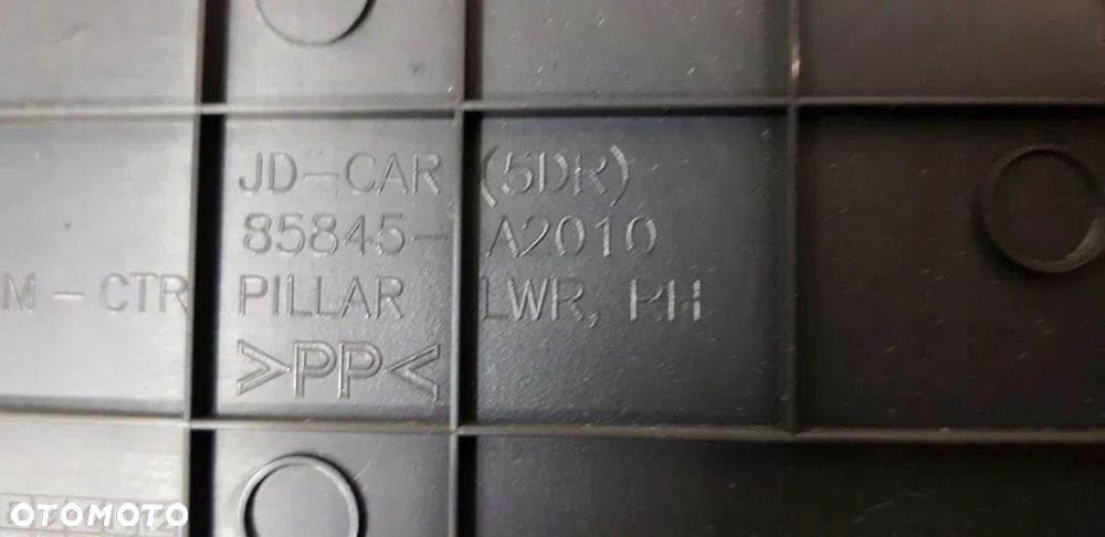 OSŁONA POSZYCIE prawe SŁUPKA ŚRODKOWEGO KIA CEED II HB kombi - 3