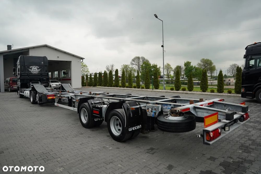 DAF XF 480 / BDF / 6X2 / ZESTAW TANDEM / SSC / KLIMA POSTOJOWA / OŚ PODNOSZONA / WECON - 5