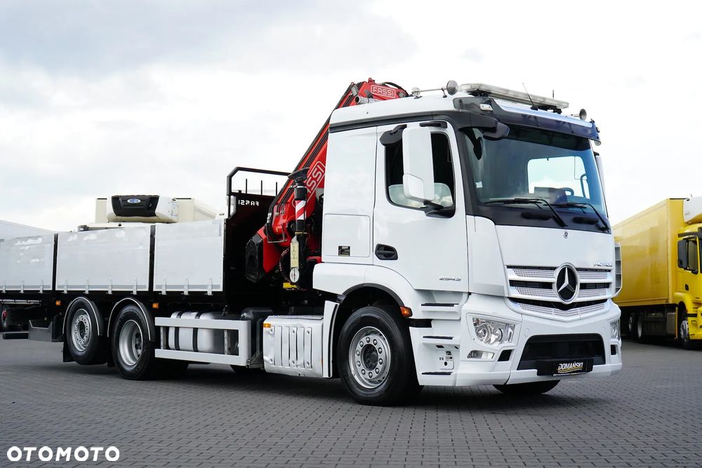 Mercedes-Benz ACTROS / 2543 / 6 X 2 / SKRZYNIOWY + HDS / FASSI F 295 / WYS. 16,5 M / PILOT / OŚ SKRETNA - 33