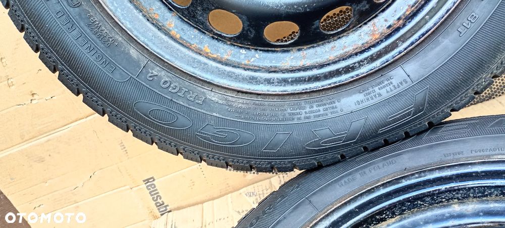 Felgi stalowe z oponami 165/70 R14 4X98 ET35 Fiat Doblo I Lift - 7