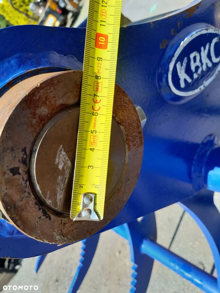 Łyżka KBKC grabiąca ażurowa przesiewowa sortująca grabie do korzeni kamieni do wyrównywania grabienia do koparki szerokość 150cm fi 65mm. NOWA. - 11