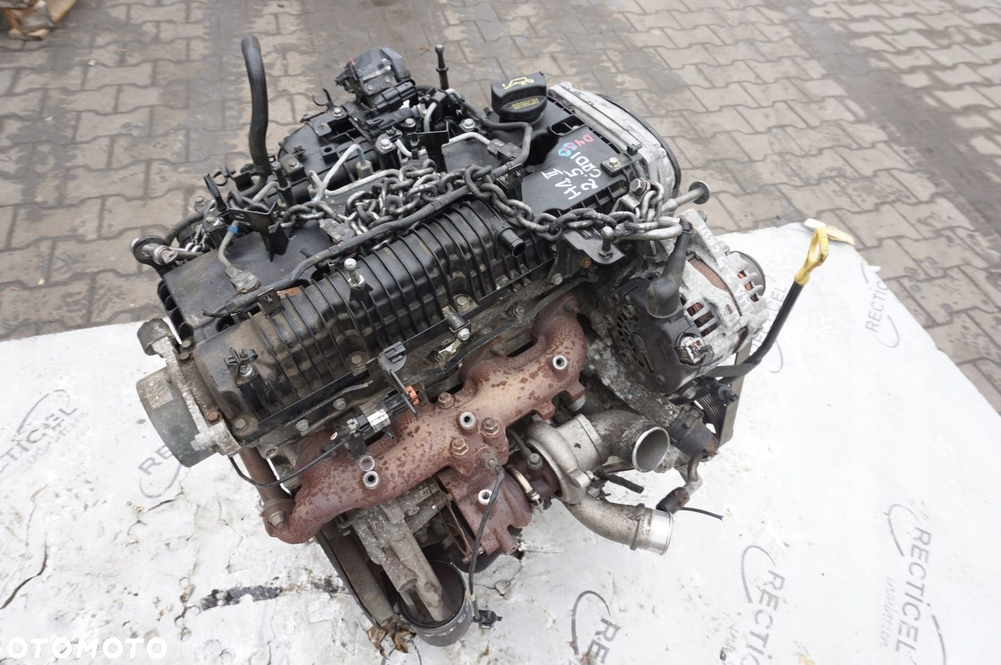 SILNIK D4CB HYUNDAI H1 2.5 CRDI EURO 5 84 TYS KM KOMPLETNY - 5