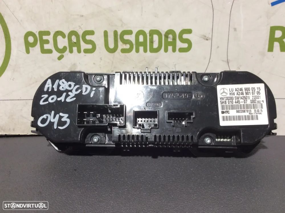 Comando Sofagem Mercedes A 180    A2469010705 - 2