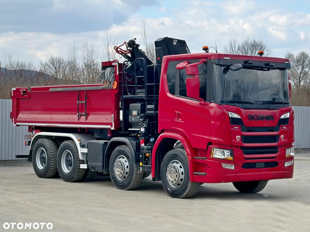 Scania G 450 * WYWROTKA + BORDMATIC + HIAB X - HIDUO 188 * 8x4 - 4