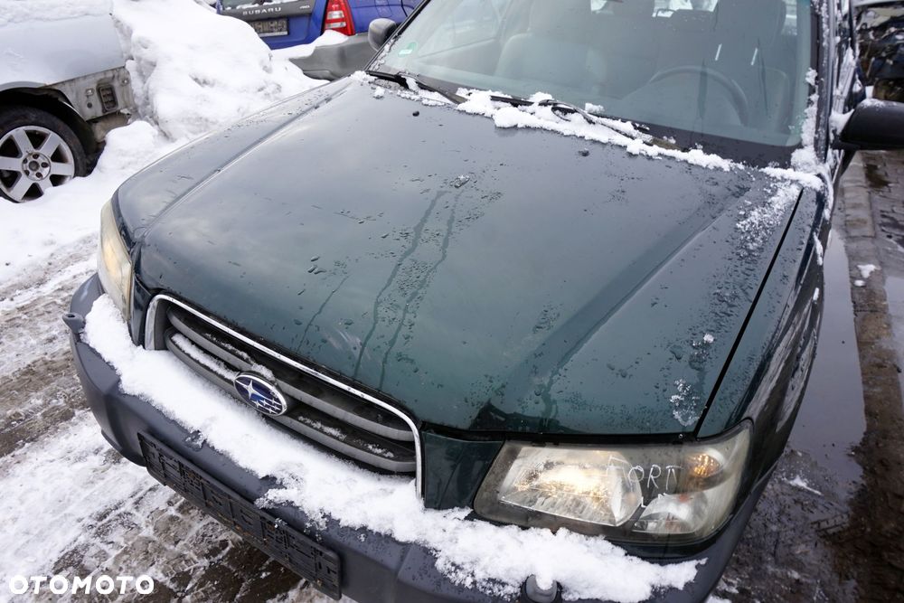 MASKA ZDERZAK BŁOTNIKI LAMPY FORESTER II SG 2J4  SUBARU 2002-2006 ZIELONY PRZÓD KOMPLETNY - 3