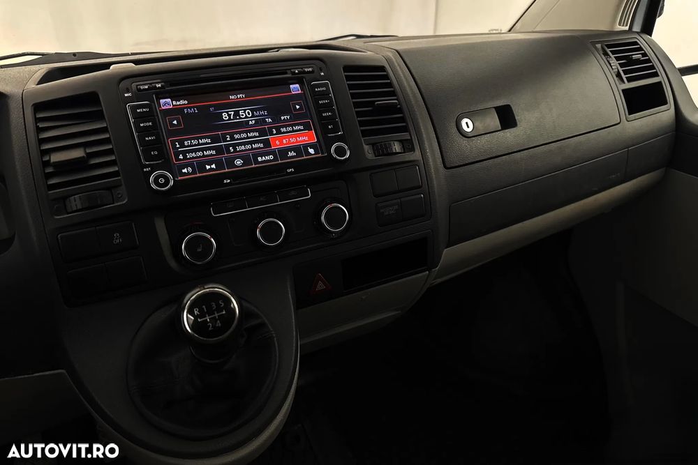 Volkswagen transporter facelift, pickup , 2.0 tdi, 102 cp, manual, NAVI, CLIMA, Euro 5, 211.426 km, cruise control,  10/2012. - 5