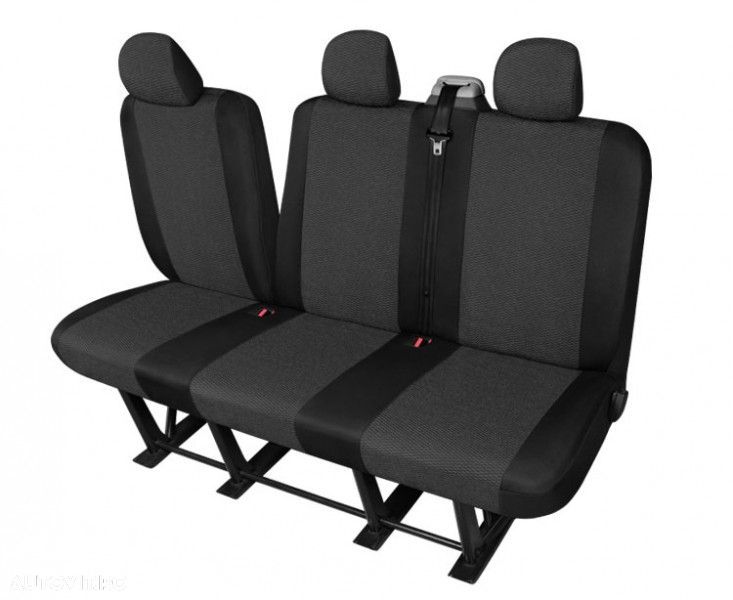 Husa bancheta cu trei locuri Ares Van DV3 Split, pentru Nissan Primastar 1, Opel Vivaro, Renault Trafic 2, cu bancheta fractionata - 2