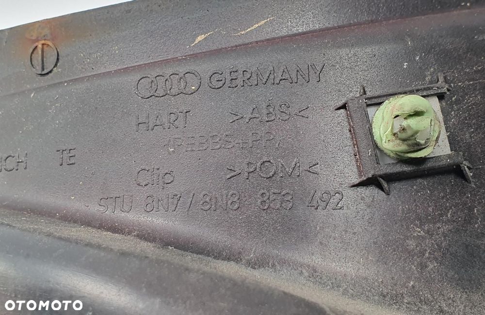 LISTWA NAKŁADKA PROGU PRAWY PRZÓD AUDI TT 8N 8N8853492 - 7