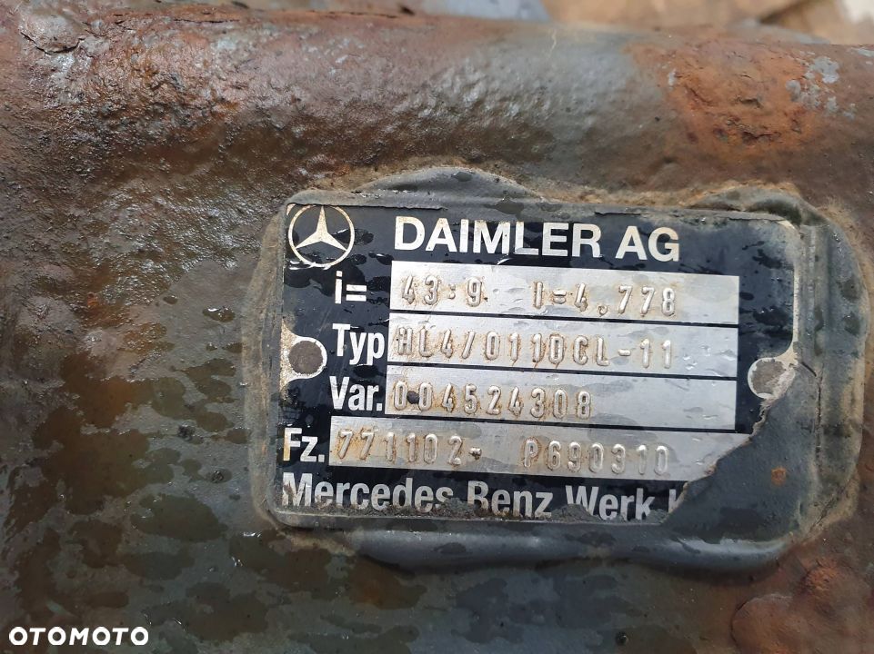 WKŁAD MOSTU TYŁ MERCEDES ATEGO 1217 43/9 - 2