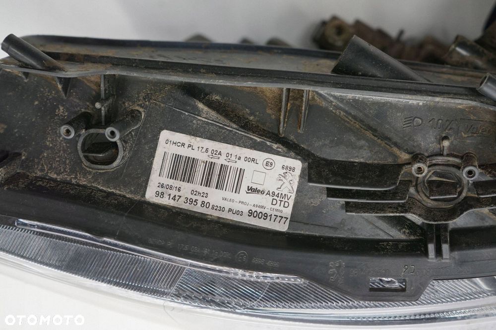 PEUGEOT 2008 I LIFT 16R LAMPA LEWY PRZÓD PRZEDNIA EUROPA 9814739580 - 6