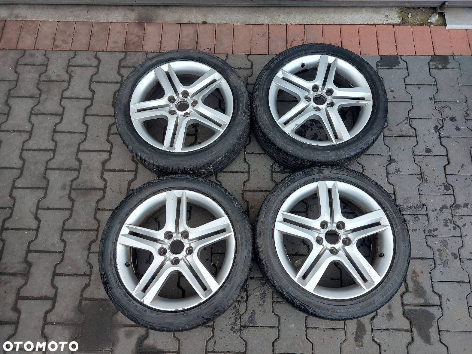 KOŁA 4SZT OPONY + FELGI + DYSTANSE 7JX17 ET54 225/45R17 5X112 AUDI A4 B6 - 1