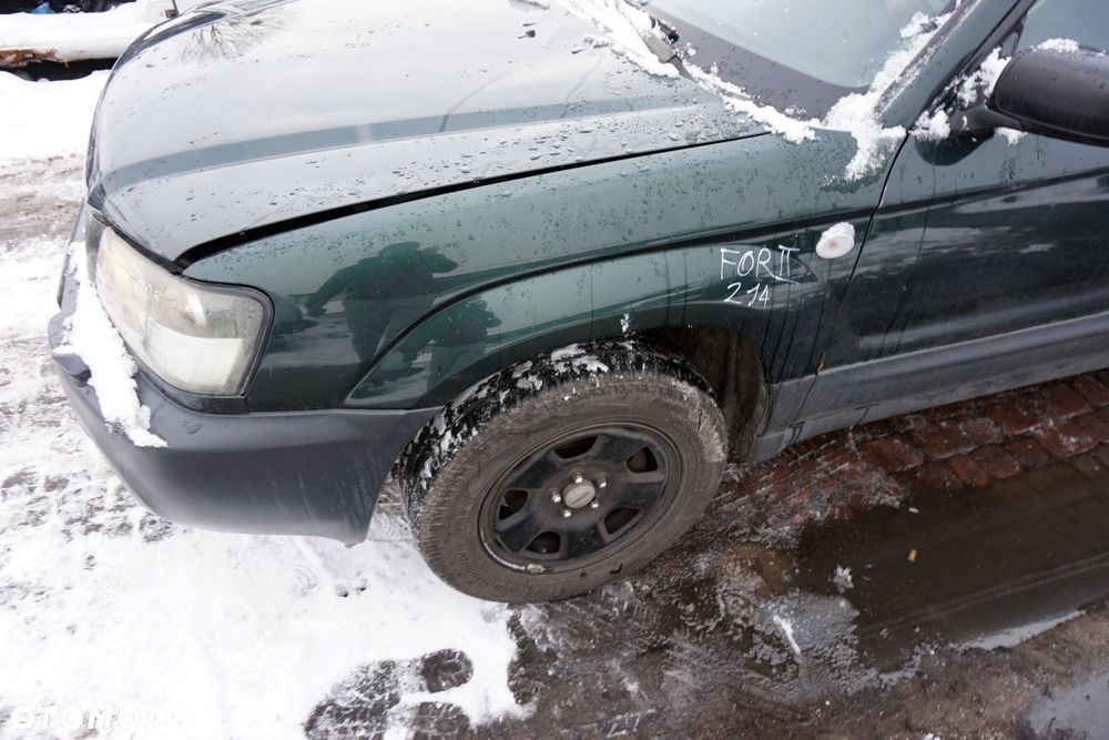 MASKA ZDERZAK BŁOTNIKI LAMPY FORESTER II SG 2J4  SUBARU 2002-2006 ZIELONY PRZÓD KOMPLETNY - 14
