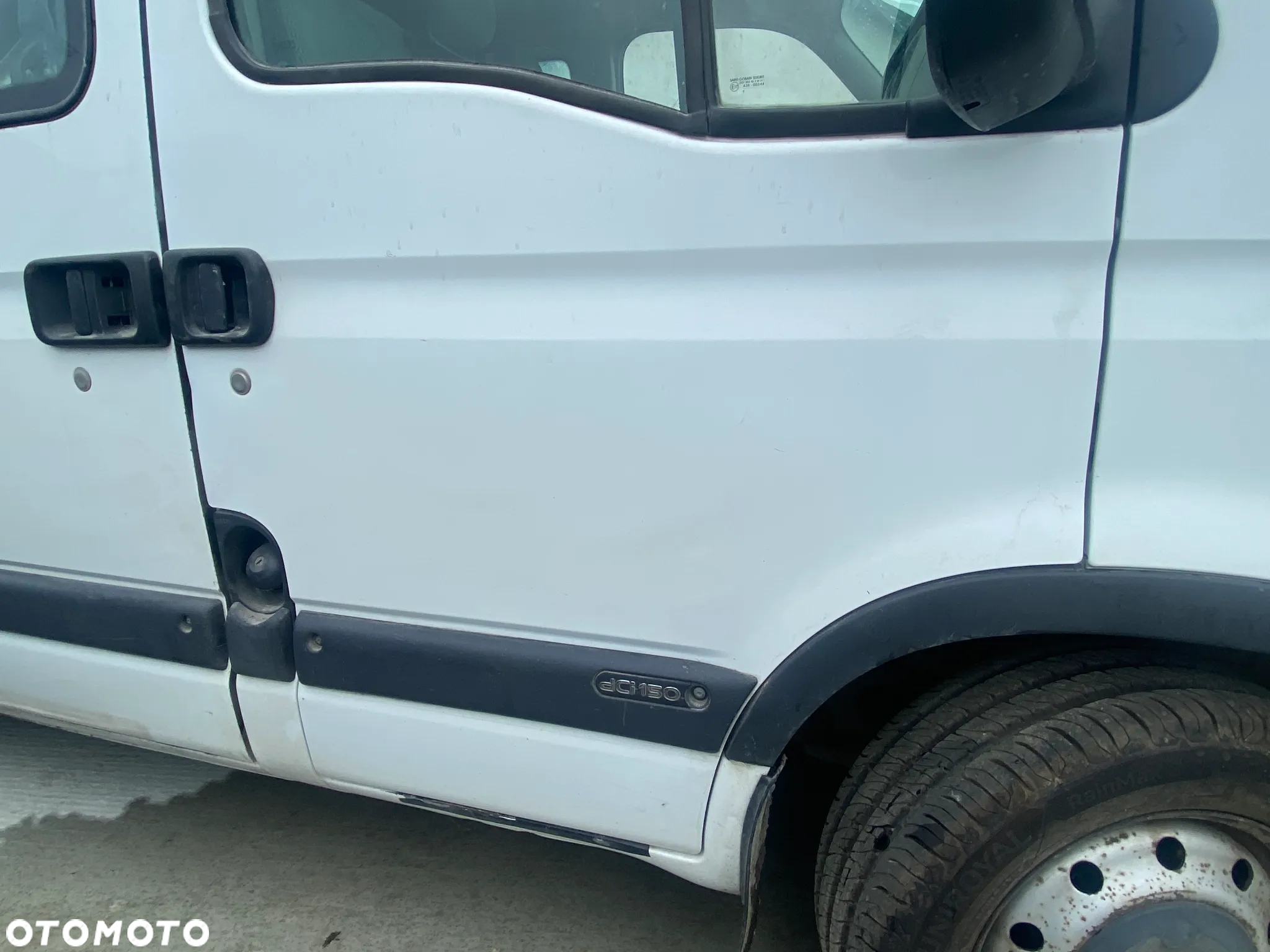 Renault MASTER II LIFT Opel MOVANO Drzwi prawy przód przednie białe - 4
