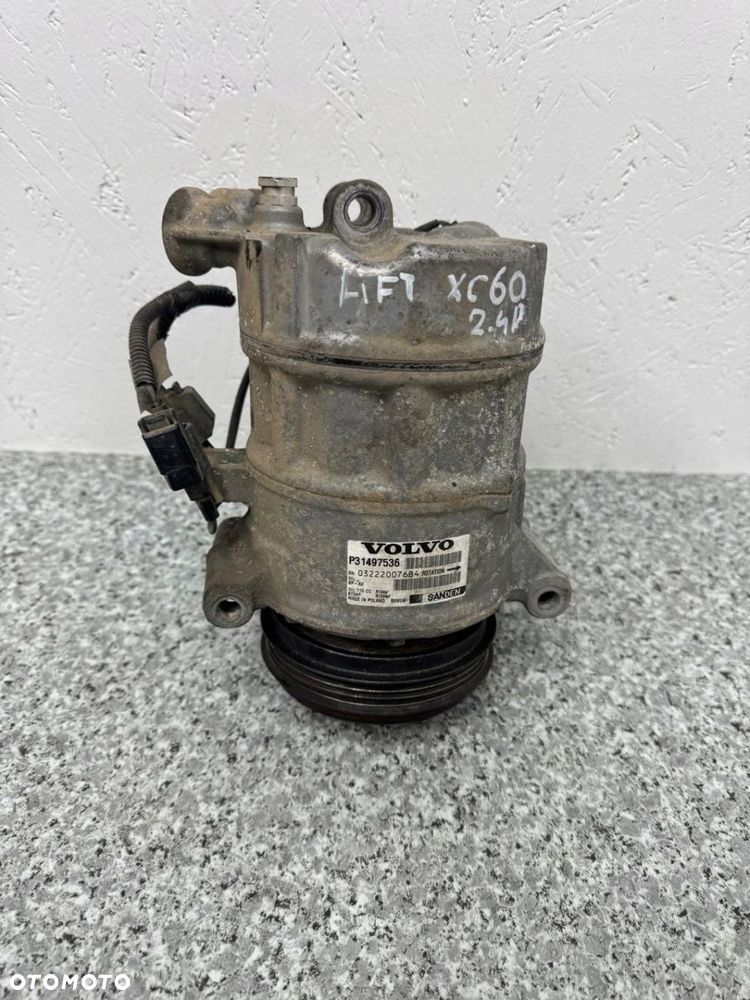 SPRĘŻARKA KOMPRESOR KLIMATYZACJI VOLVO XC60 I 2009-2017 31497536 2.4 D - 9