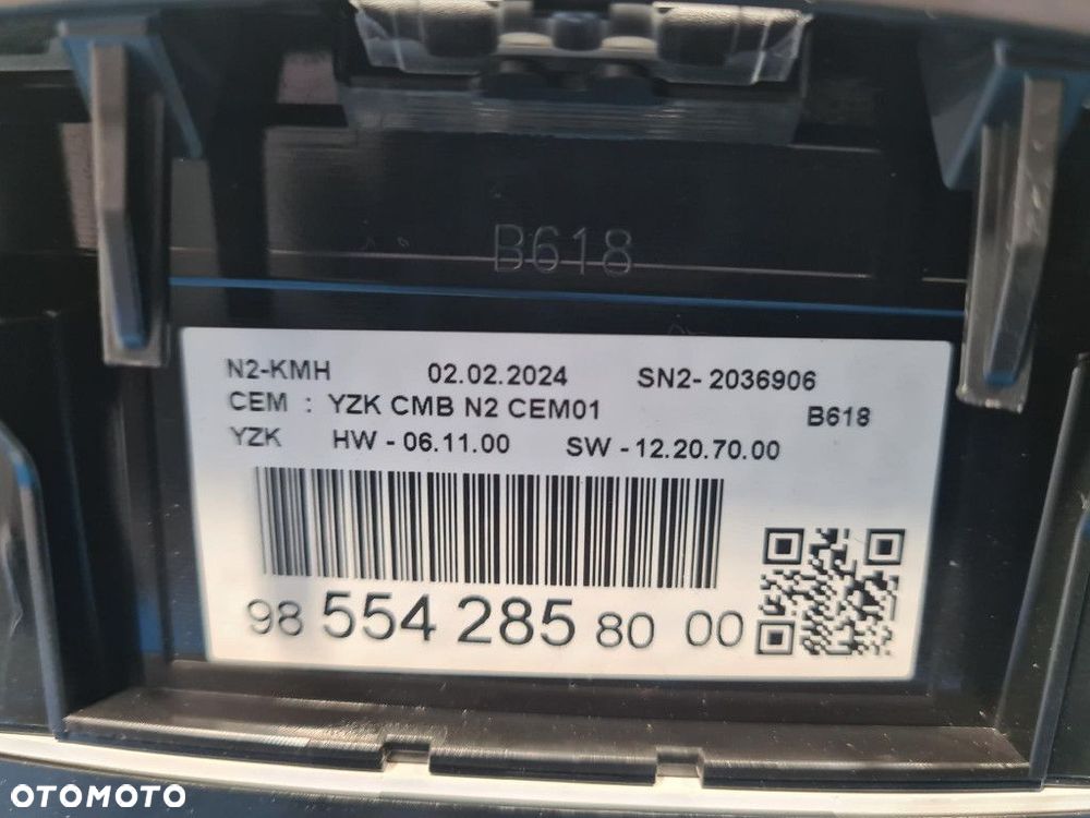 CITROEN C3 III LIFT 1.2T AUTOMAT LICZNIK 9855428580 - 7