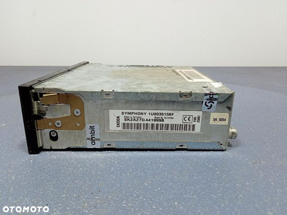 SKODA SUPERB I LIFT RADIO CD MP3 FABRYCZNE SYMPHONY 1U0035156F - 2